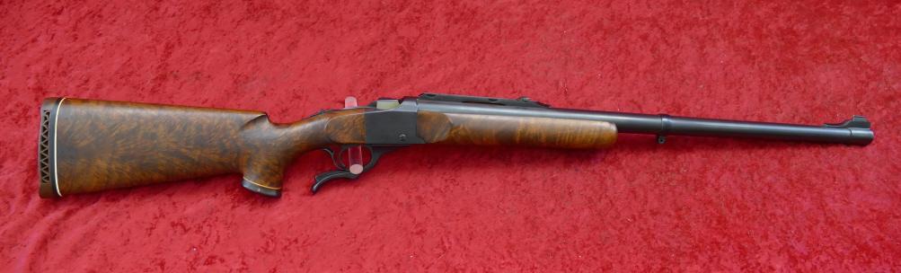 Custom Stocked Ruger No 1 Rifle in 458 WIN Mag cal