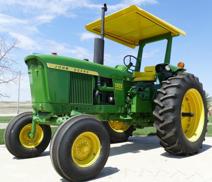 John Deere 3020 Diesel Tractor w/ ROP Canopy