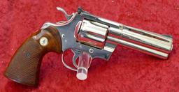 Colt Nickel Finished Python Revolver