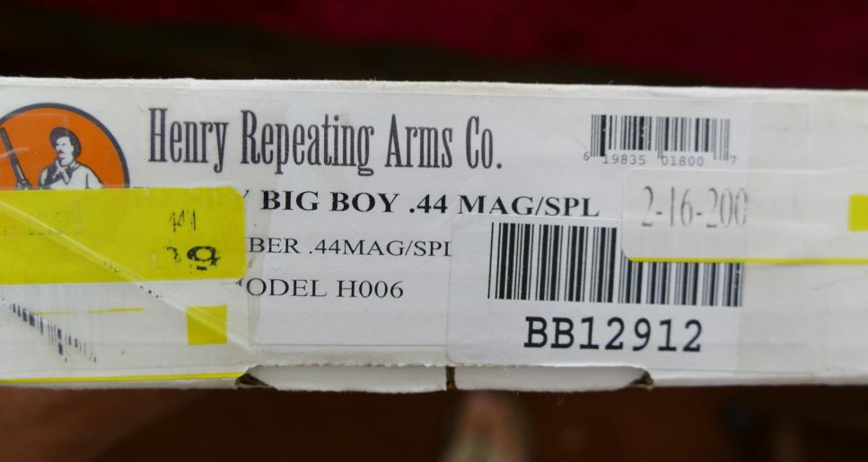 NIB Henry Big Boy 44 Mangum Rifle