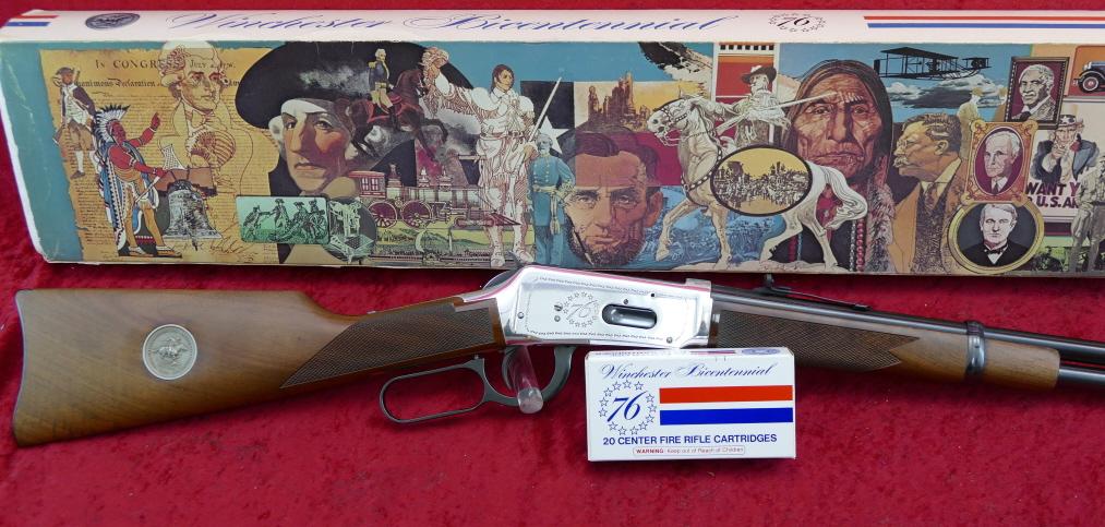 Winchester Bicentennial 76 Comm Rifle & Ammo