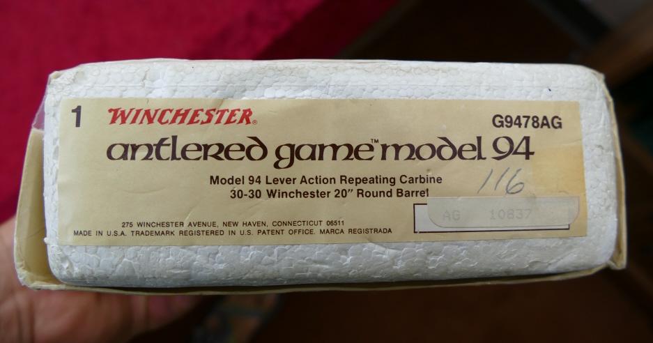 Winchester Antler Game Comm. Rifle