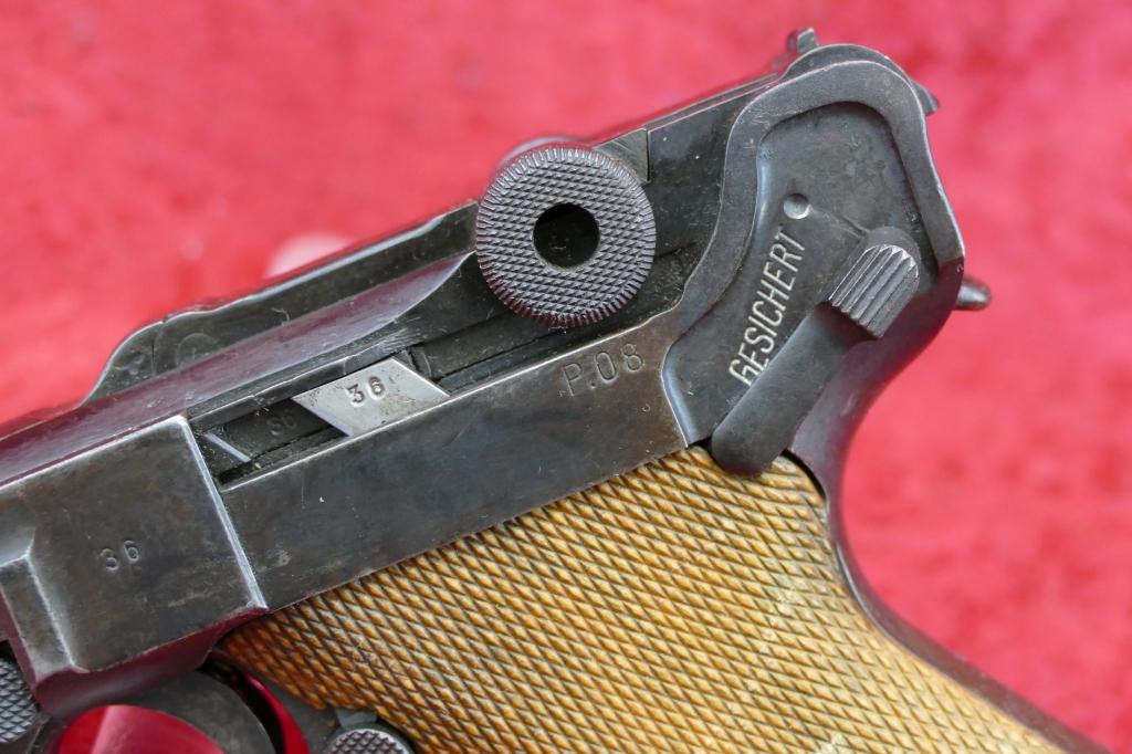 WWII German P.08 Luger Pistol