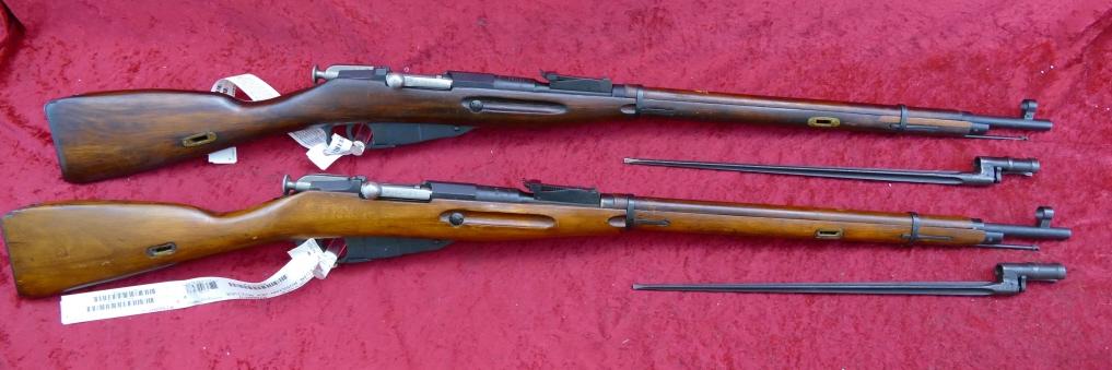 Pair of Hex Receiver 91-30 Mosin Nagant Rifles