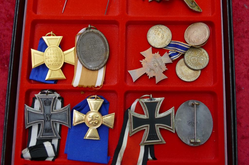 Grouping of WWII Nazi Badges, Awards & Insignia