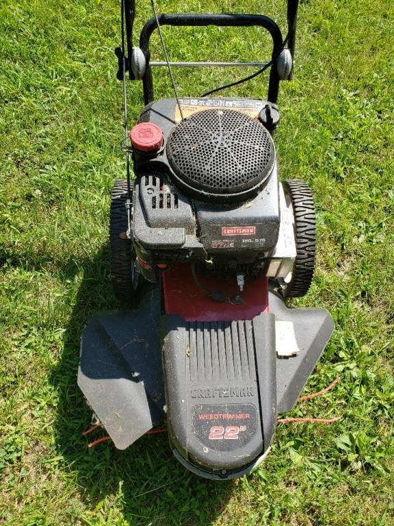 Craftsman 22" Wheel Weed Trimmer