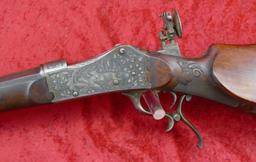 Fine Engraved German Schuetzen Rifle