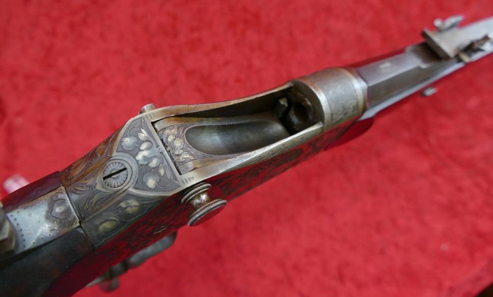 Fine Engraved German Schuetzen Rifle