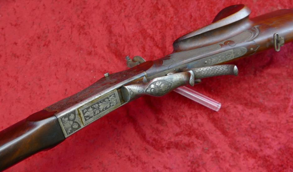 Fine Engraved German Schuetzen Rifle