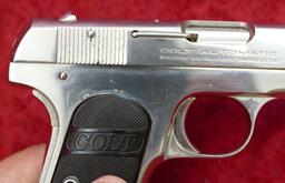 Nickel Finished Colt 1903 Pocket Pistol