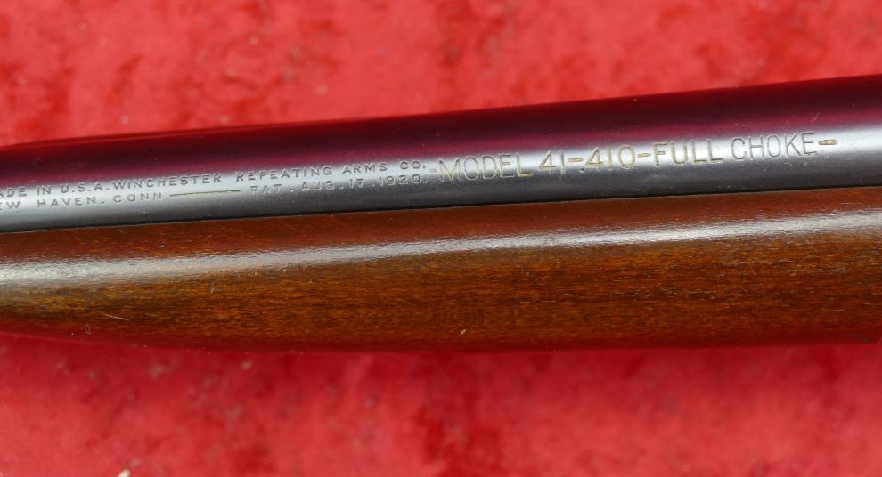 Rare Winchester Model 41 410 Bolt Action Shotgun