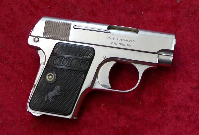 Colt Nickel Finished 25 ACP Pocket Pistol