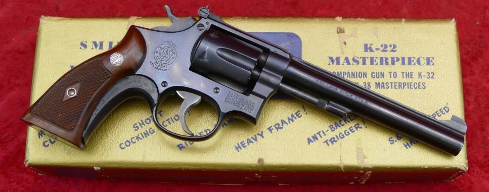 Early Smith & Wesson K22 Masterpiece w/Box