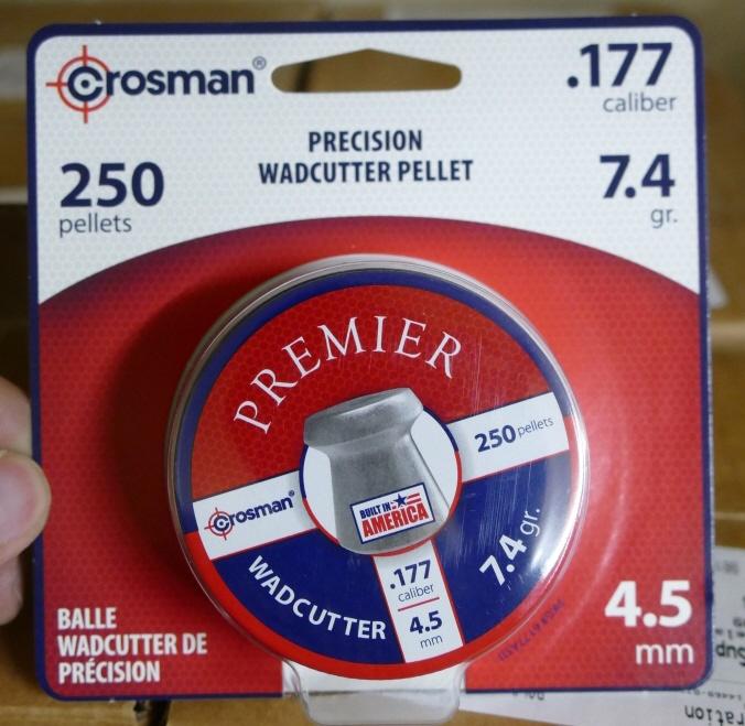 3,300 count Crosman .177 Wadcutter Pellets