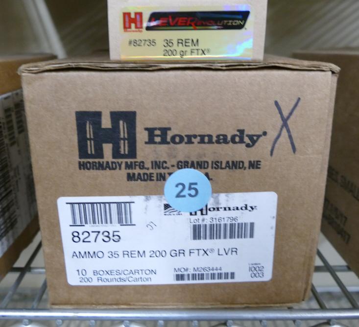 300 rds Hornady 35 REM 200 GR FTX Ammo