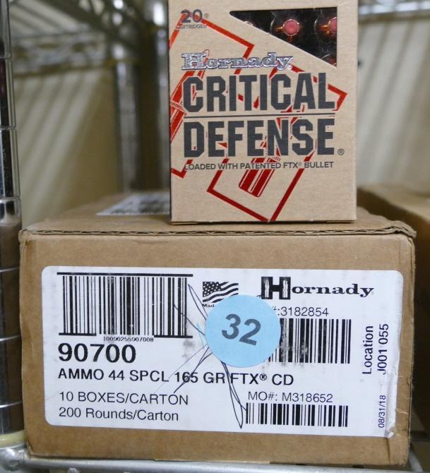 160 rds 44 Spec Hornady Ammo