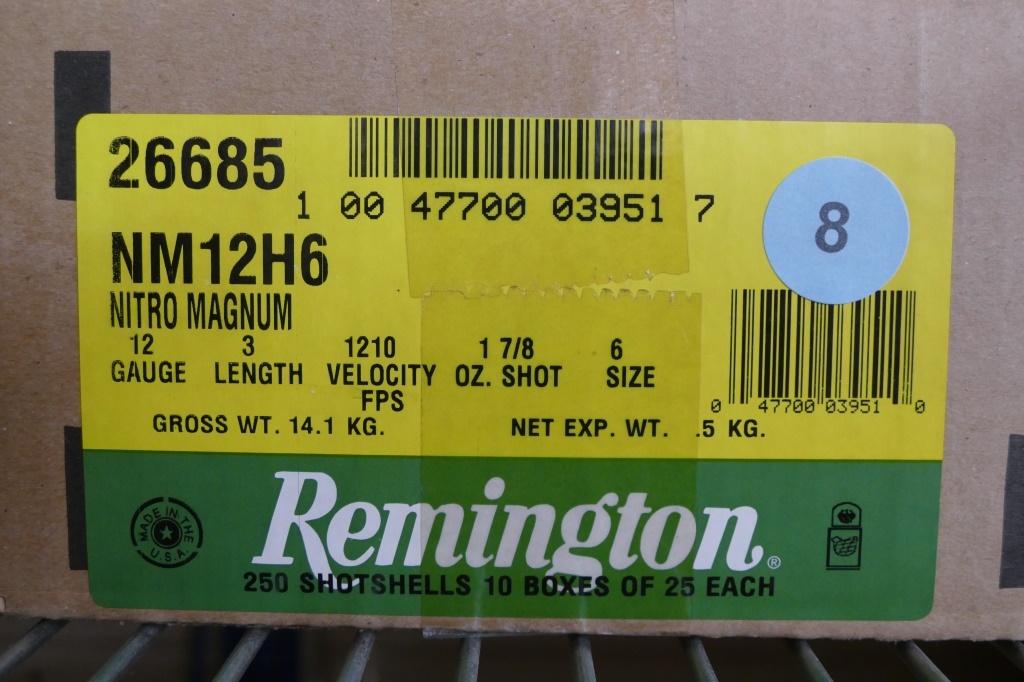 200 rds of Remington 12 ga Nitro Mag 6 Shot Ammo