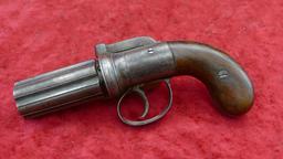 Bond Improved Revolving English Pepperbox Pistol