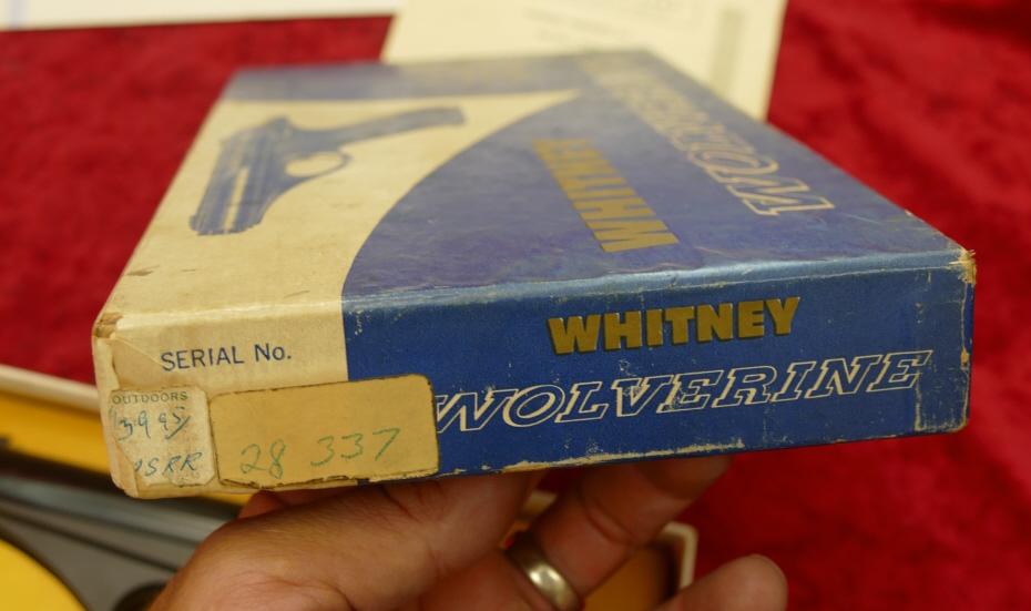 Whitney Wolverine 22 Pistol w/Original Box