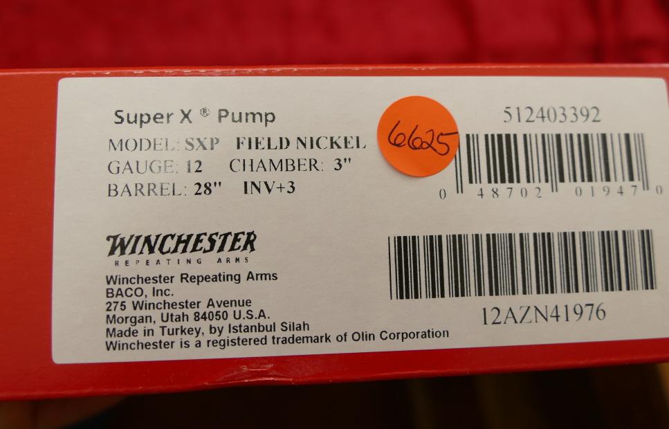 NIB Winchester Super X SPX Pump w/nickel receiver