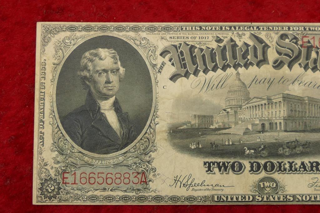 US 1917 $2 Blanket Bill