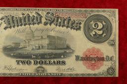 US 1917 $2 Blanket Bill