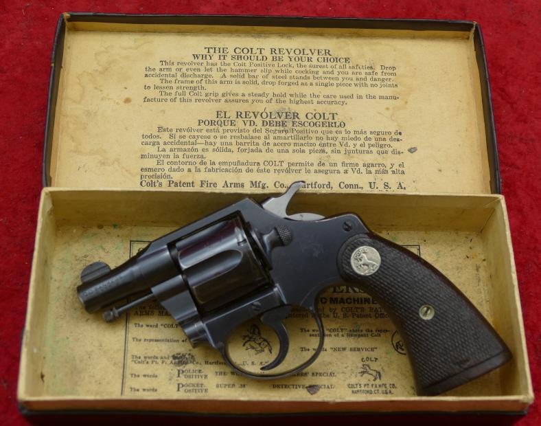 Rare Colt Bankers Special 38 Revolver