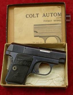 Colt 1908 25 ACP Pistol w/Box