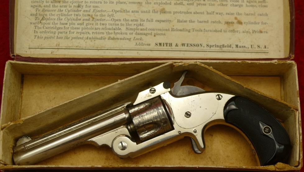 Antique Smith & Wesson Model 1 1/2 Revolver w/Box