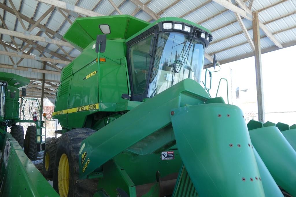 1998 John Deere 9510 Sidehill Combine