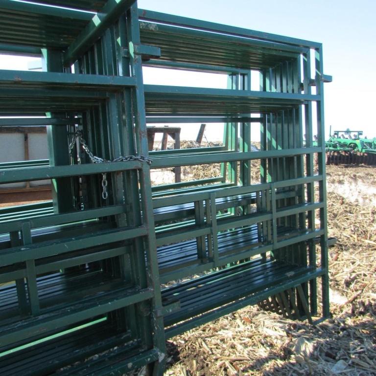 Green Cattle Gates & Trailer