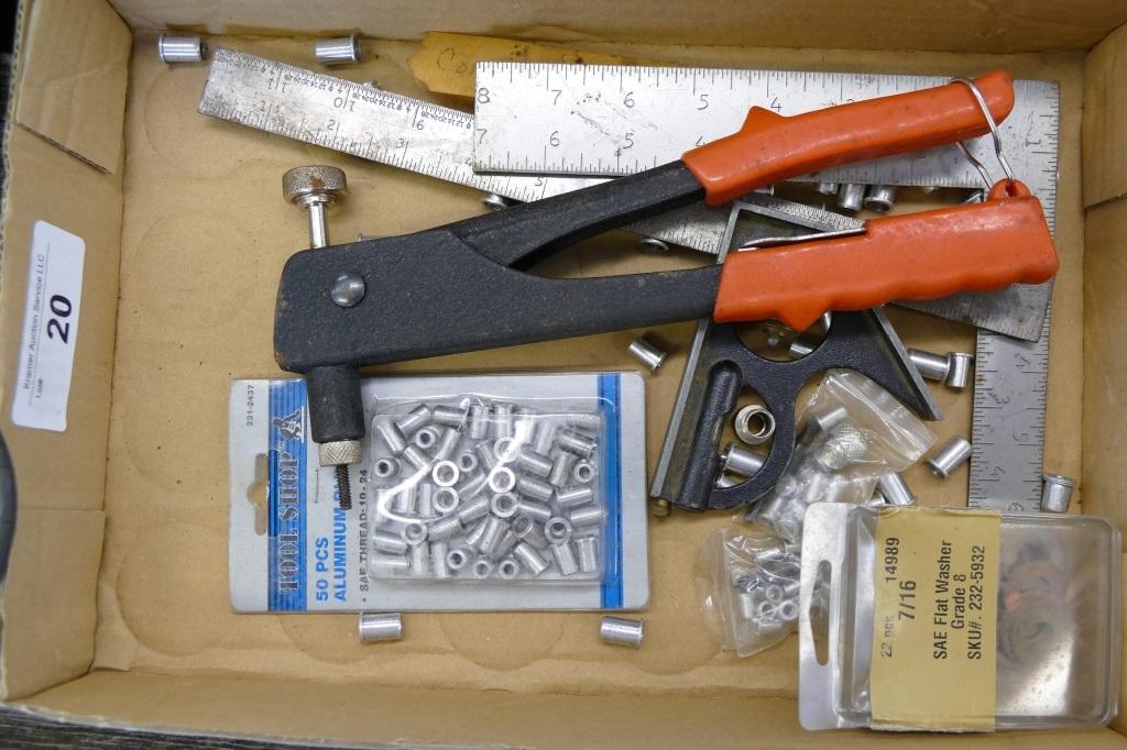 Lot of Riveter & T-Squares