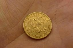 1907-D US $5 Gold Coin