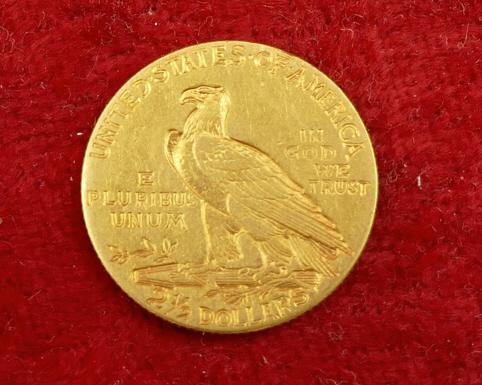 1911 US $2 1/2 Gold Coin