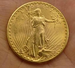 1927 US $20 Gold Coin