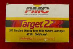 Case/5,000 count of PMC 22 Rimfire Ammo