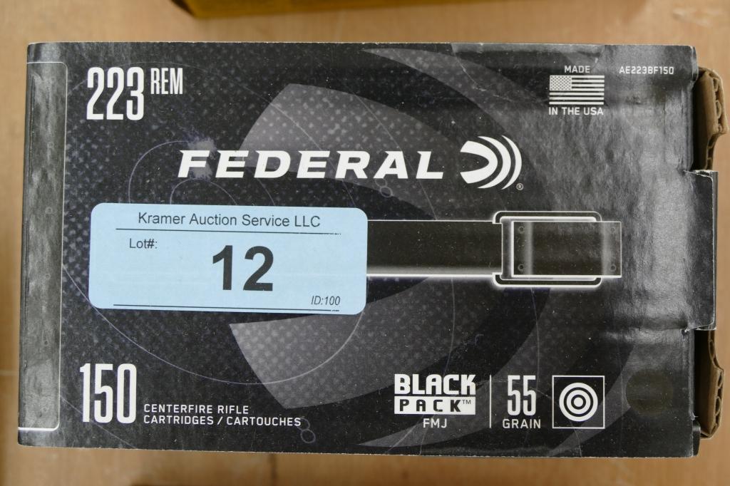 150 ct Federal 223 Ammo