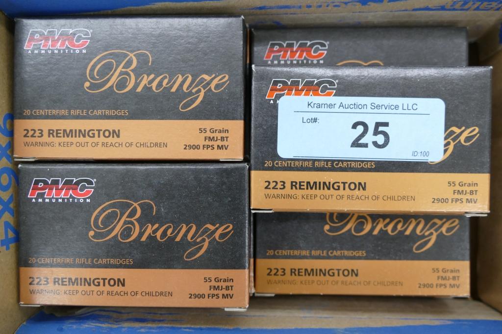 300 rds of PMC Bronze 223 Ammo
