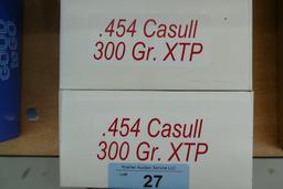 100 rds 454 Casull Ammo