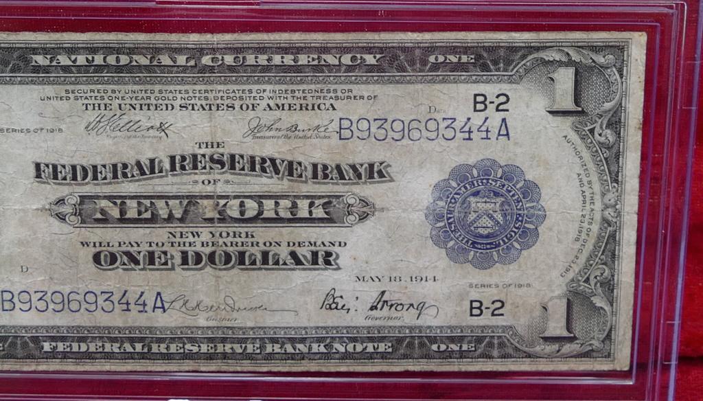 US Series 1918 Federal Reserve NY Blanket Bill