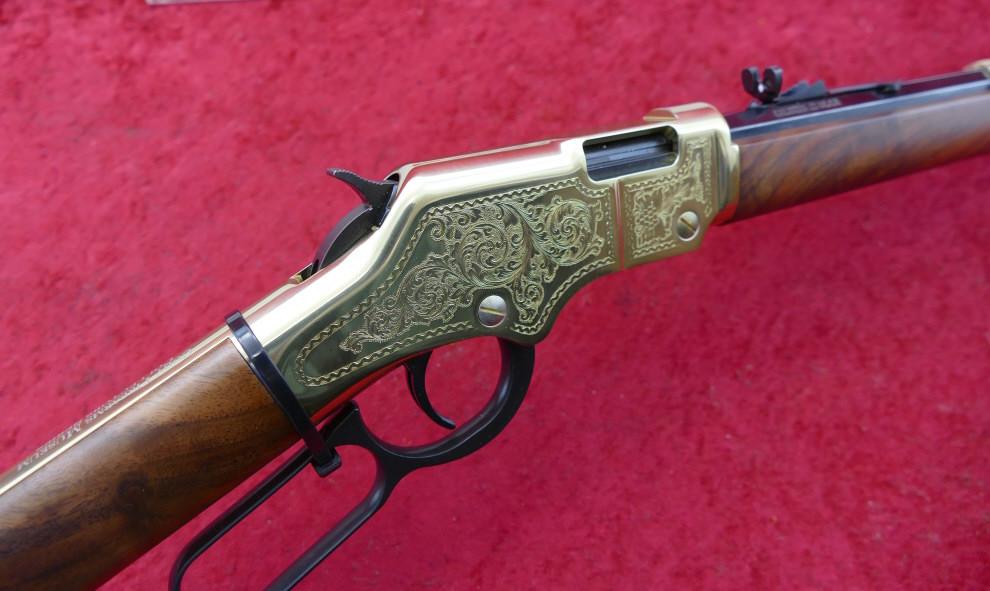 NIB Henry Engraved Cody Firearms Museum Golden Boy