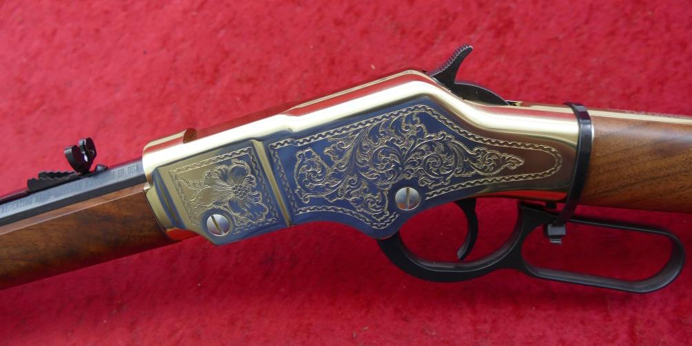 NIB Henry Engraved Cody Firearms Museum Golden Boy