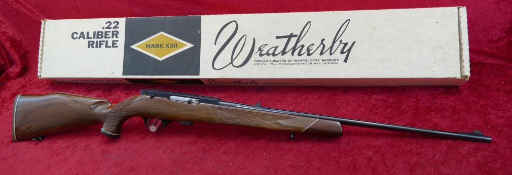 NIB Weatherby Mark XXII 22 Semi Auto Rifle