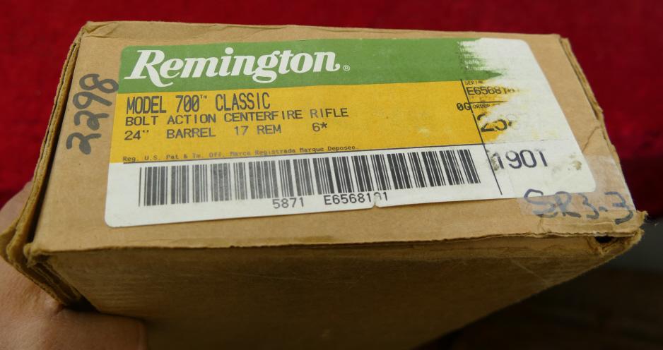 NIB Remington Model 700 Classic 17 REM cal (RM)