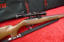 Ruger 10-22 Basket Weave Mannlicher w/scope