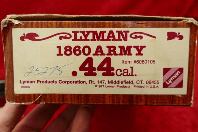 NIB Lyman 1860 Army BP Revolver