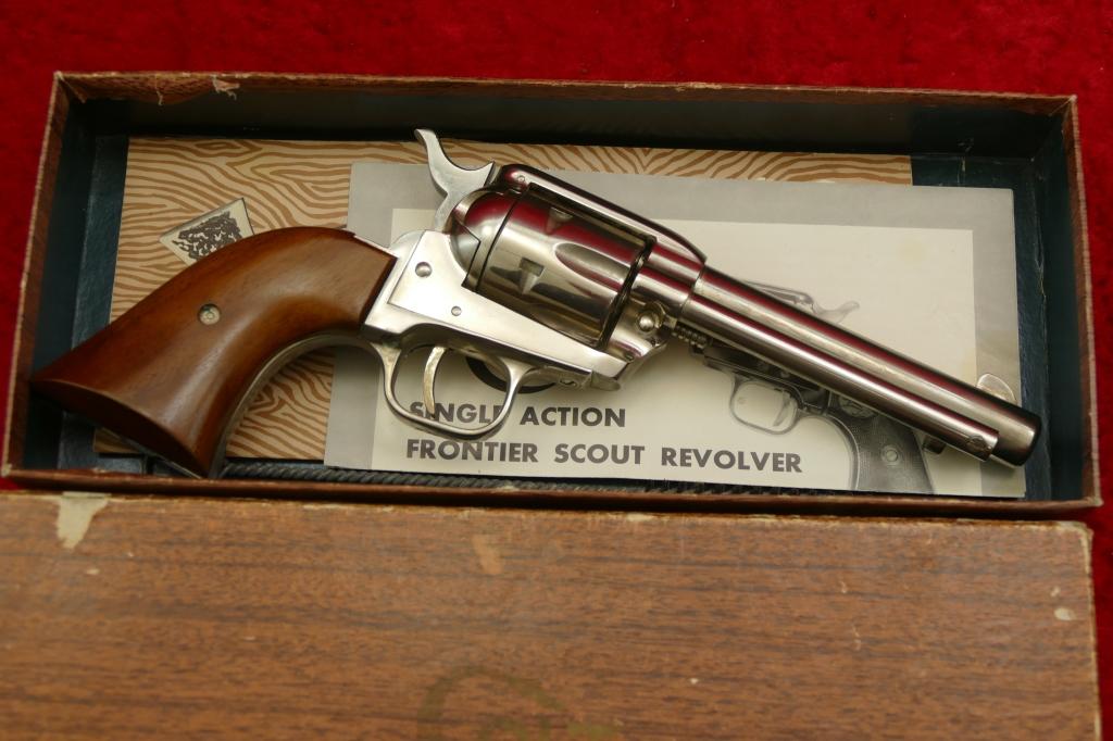 Colt SA Frontier Scout Nickel Plated 22 Mag Rev