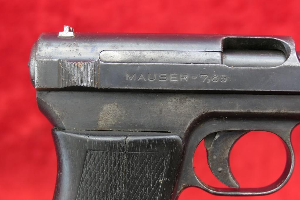Mauser 32 cal Pocket Pistol w/Holster