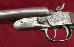 Antique 44 cal Dbl bbl Pistol