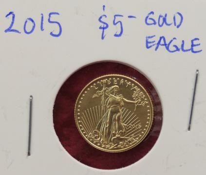 2015 US $5 Gold Eagle